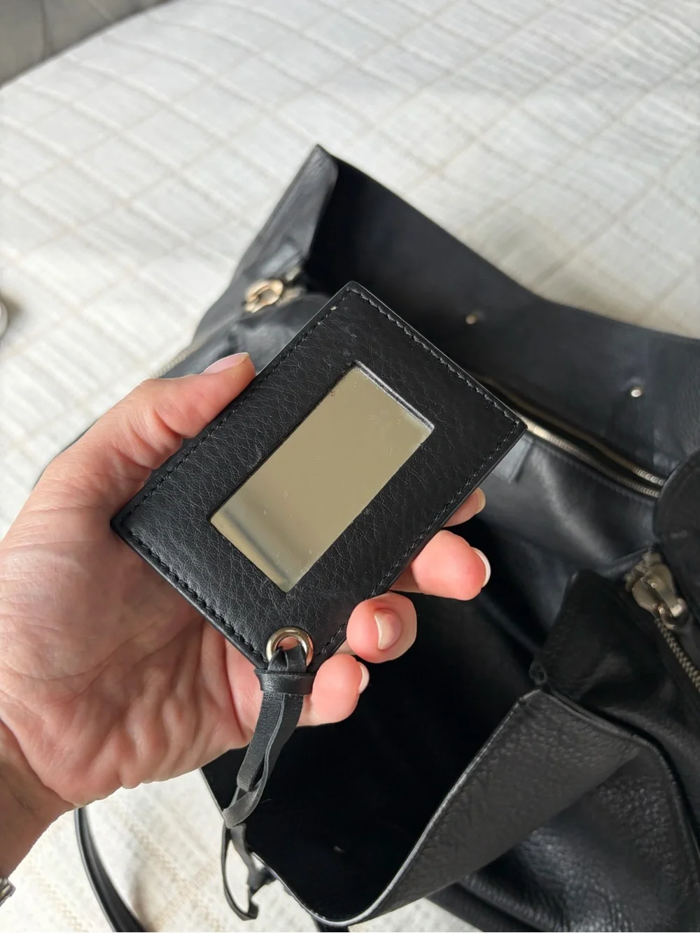 Balenciaga Papier B4 Zip Around Classic Studs Bag Leather